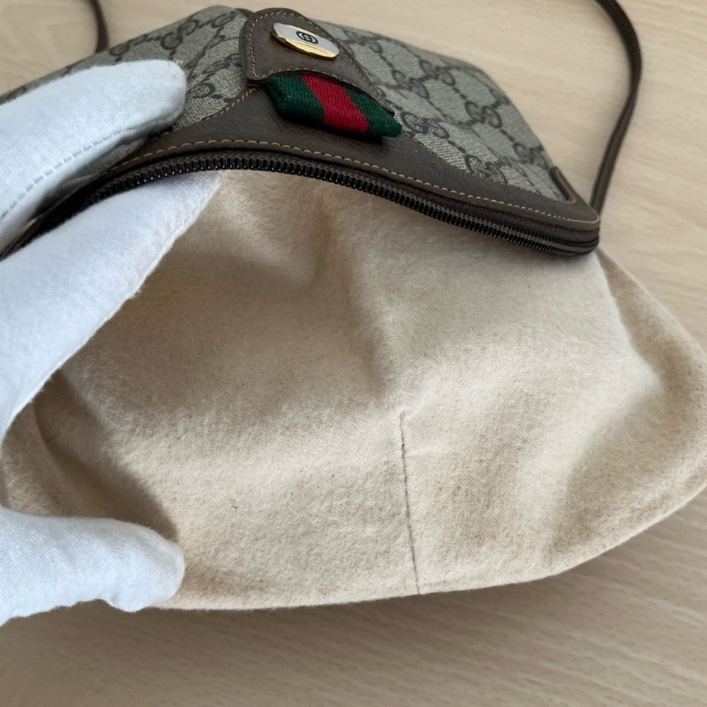 Gucci GG Supreme Ophidia Crossbody Clutch Vintage EUC Circa 1980 - Picture 12 of 17